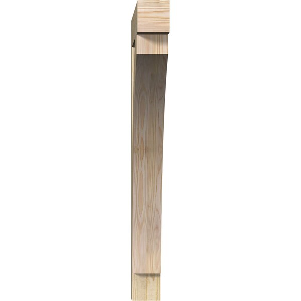 Thorton Block Rough Sawn Bracket, Douglas Fir, 4W X 32D X 40H